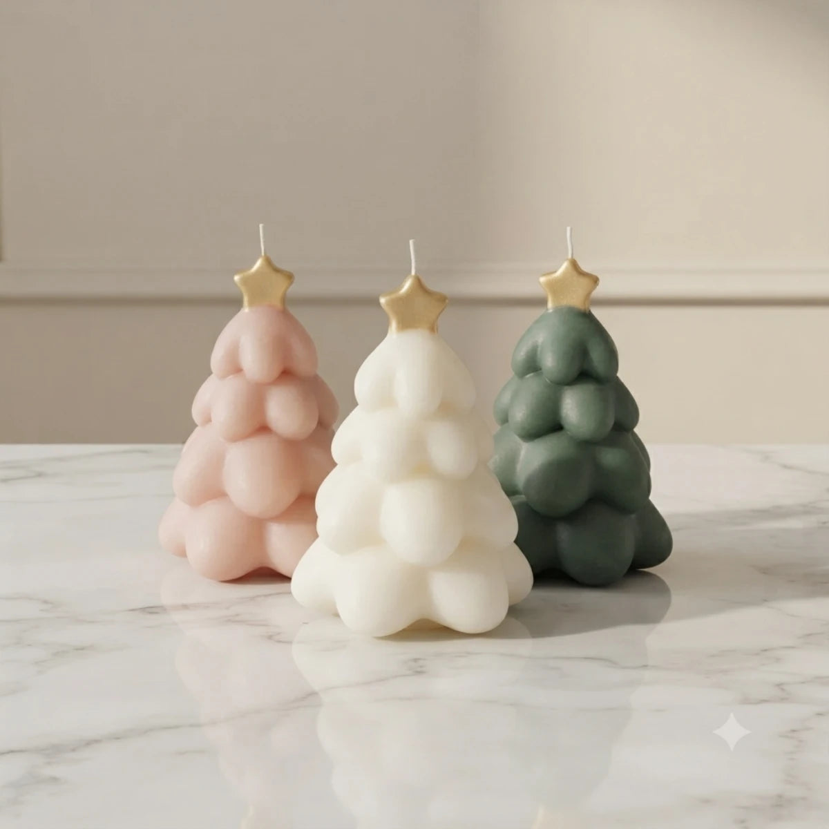 Molde silicona, Árbol Navidad con estrella