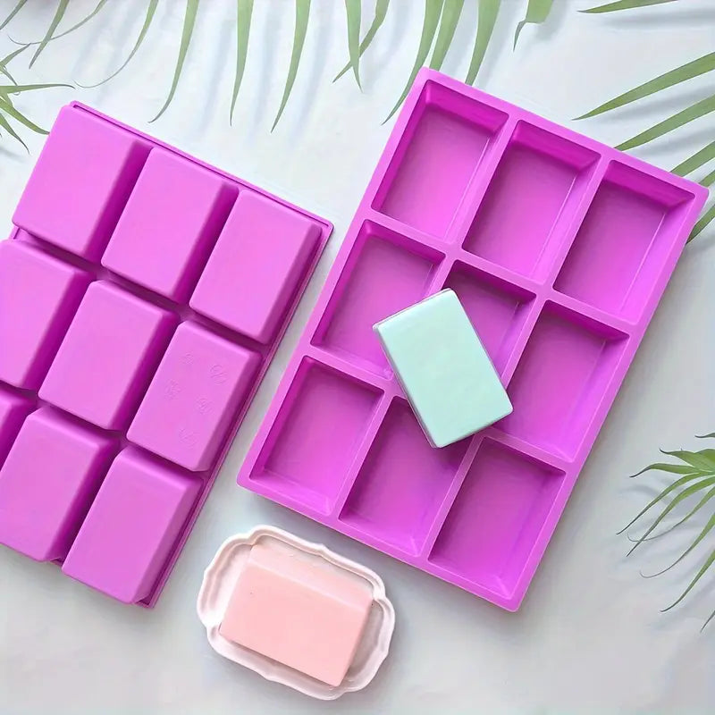 Molde de silicona rectangular