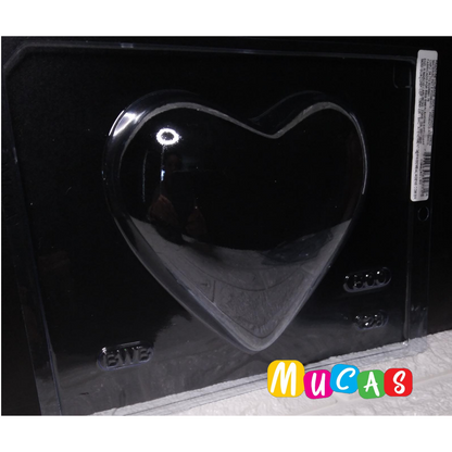 Molde acetato corazón grande 500gr