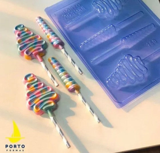 Molde acetato Paletas psicodelica