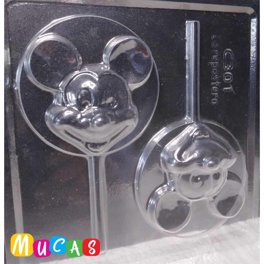 Molde de acetato paleta Mickey